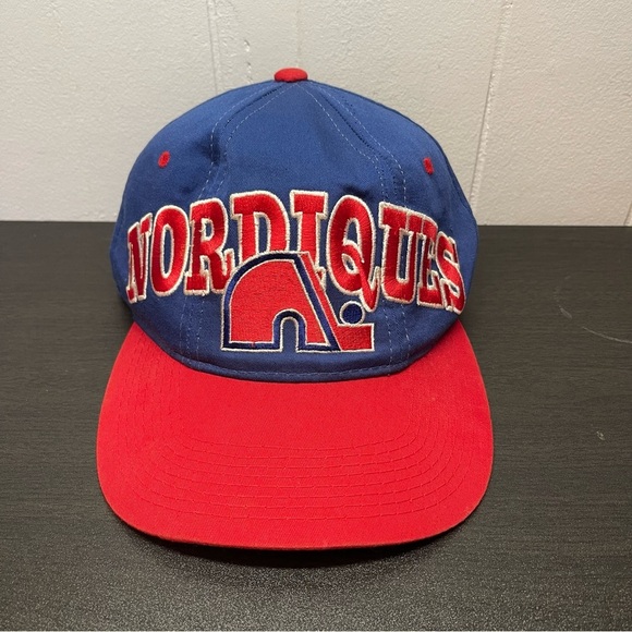 STARTER Other - Vintage 90s Starter Quebec Nordiques Official NHL Hockey SnapBack Hat